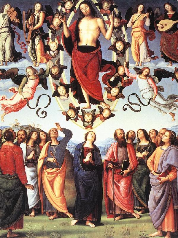 PERUGINO, Pietro The Ascension of Christ af china oil painting image